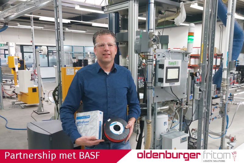 Sinds 2020 is Oldenburger|Fritom logistiek partner van BASF Forward AM in Emmen.